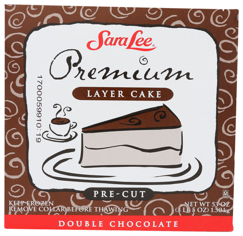 Sara Lee Frozen CAKE LAYER DOUBLE CHOCOLATE BUTTER CREAM PRE-CUT ROUND 9
