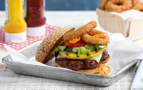 Beef Patty Ground Seasoned Homestyle Frozen 5 Oz
