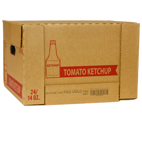 Red Gold KETCHUP 33% FANCY RED PLASTIC SQUEEZE BOTTLE