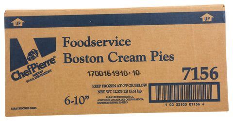 Chef Pierre PIE BOSTON CREAM TRADITIONAL W/ DOMES 10